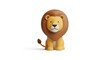 © Zaenatulumma - Cartoon lion toy standing alone.