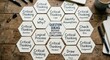 © Amil - Hexagonal Tiles Displaying Critical Thinking Concepts for Idea Generation and Problem Solving