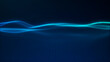 © Aksver - Cyan digital particle wave flowing over a dark tech background. Abstract dotted mesh surface with glowing lines, smooth motion and modern cinematic depth.
