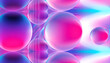 © Md - Gradient spheres create an abstract colorful digital background