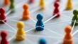 © Mia - Effective team communication and delegation strategies business environment miniature figures abstract view