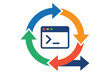 © core desain - DevOps Lifecycle and CI/CD Automation Software Development Concept