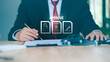 © Images for you - Insurance agent reviews car insurance policy approval, vehicle coverage, document verification, underwriting, application review, claim eligibility, auto protection before contract approval.