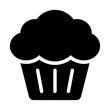 © Baskarastock - muffin glyph icon