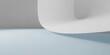 © Md nur - Minimalist modern white ceramic sink bowl in sleek bathroom design with soft lighting