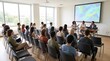 © InoStudiox - Participants assistant à une conférence professionnelle en salle