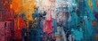 © AbstractAI - Abstract Colorful Textured Painting in Vibrant Hues