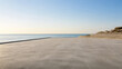 © 吉宗 黛 - Empty coastal seawall forecourt for outdoor vehicle product placement