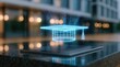© oksa_studio - Education digital graduation hologram on tablet for future online university learning