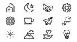 © thenort - Minimalist Universal Line Icon Set for Business and Lifestyle