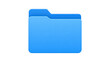 © AlAfiq - Blue File Folder Icon Isolated on Transparent Background