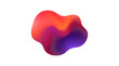 © Mizanur - Colorful abstract smoke or ink swirl in fluid motion with vibrant purple and orange shades