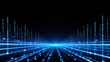 © AspctStyle - Binary code and data stream flow through digital space for high speed network and artificial intelligence