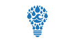 © Muhas - Water Drop Light Bulb Idea Icon