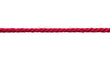 © creativestock - Horizontal Red Rope Line Isolated Cutout Element, Twisted Red String Cord Thread Graphic Resource Transparent PNG No Background