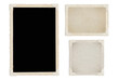 © Md - Collection of Vintage Photo Frames with Scalloped Edges and Mounting Corners