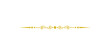 © TawfikStock - Elegant gold vintage decorative divider isolated on transparent background