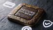 © mohammedsalim - Secure payment concept with digital microprocessor chip icon