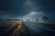 © nabakumar - carefree run on quiet countryside road
