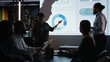 © DC Studio - Multiethnic team of workers discuss the financial situation of the company, presenting data forecasts and diagrams to advisory board.
