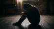 © Sveta - Lonely depressed person sitting on the floor