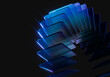 © vpanteon - Modular abstract data platform architecture business solution concept 3d rendering background. Digital infrastructure and technology foundation.