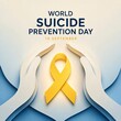 © kathrine - World suicide prevention day awareness illustration