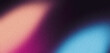 © Enso - Blue pink magenta black background, abstract glowing color gradient shape on dark grainy backdrop for landing page, website header, event banner, poster, cover, digital or print project design