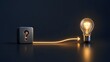 © Nurul - Glowing question mark box transitioning into a bright illuminated lightbulb representing the problem solving process and innovative business solutions