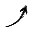 © maidul - Black doodle arrow vector collection with hand drawn curved arrows, sketch direction signs, loop symbols and ink pointer elements for notes and highlights
