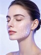 © Nu Tran - Blue digital facial skin analysis and skincare technology
