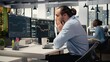 © DC Studio - Sad portfolio manager reacts to negative investment returns and low performance metrics after failing to capitalize on a market opportunity.