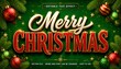 © Kiran - Merry christmas editable text effect