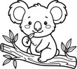 © NUR - Cute cartoon hedgehog with flowers and decorative leaves
