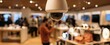 © Pisang - Security camera observes shoppers in a modern retail store