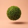 © stockxrt - Green moss ball on neutral background
