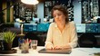 © DC Studio - Overburdened woman turns off the office lamp after overtime while intense workload and pressure leave the late-night worker discouraged.