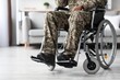 © Prostock-studio - Focused Male Soldier In Wheelchair Using Smartphone At Home, Engaging With Technology In A Modern Living Room. Emphasizing Accessibility And Inclusion In Everyday Life, Healthcare Concept.