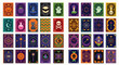 © MonoarHossain - Colorful Halloween Witch Grimoire and Magic Book Cover Bundle