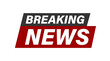 © irslan - Breaking News Lower Third Graphic Banner Isolated on White Background