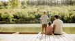 © BGStock72 - Joyful fishing moments by the peaceful lake in a sunny afternoon