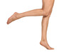 © Todayphoto - Slender long female legs in walking pose, isolated on white background. Reference to human anatomy.