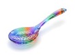 © Seuly - Rainbow colored solid serving spoon isolated on white background