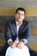 © Arlette - 40-year-old Latino executive with a dark skin, successful leader of his business and finance venture