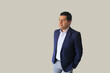 © Arlette - 40-year-old Latino executive with a dark skin, successful leader of his business and finance venture