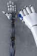 © Westend61 - 3D Rendering, Robot hand reparing robot hand