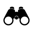 © ramsey - Binoculars icon flat outline in black
