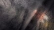 © AdPremium - Abstract dark textured canvas background with scattered gold powder particles and dramatic smoke effect
