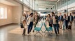 © starush - Travelers circle scarce terminal seats in overbooking rush
