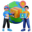 © Spacelabs - Shipping Location 3D Illustration